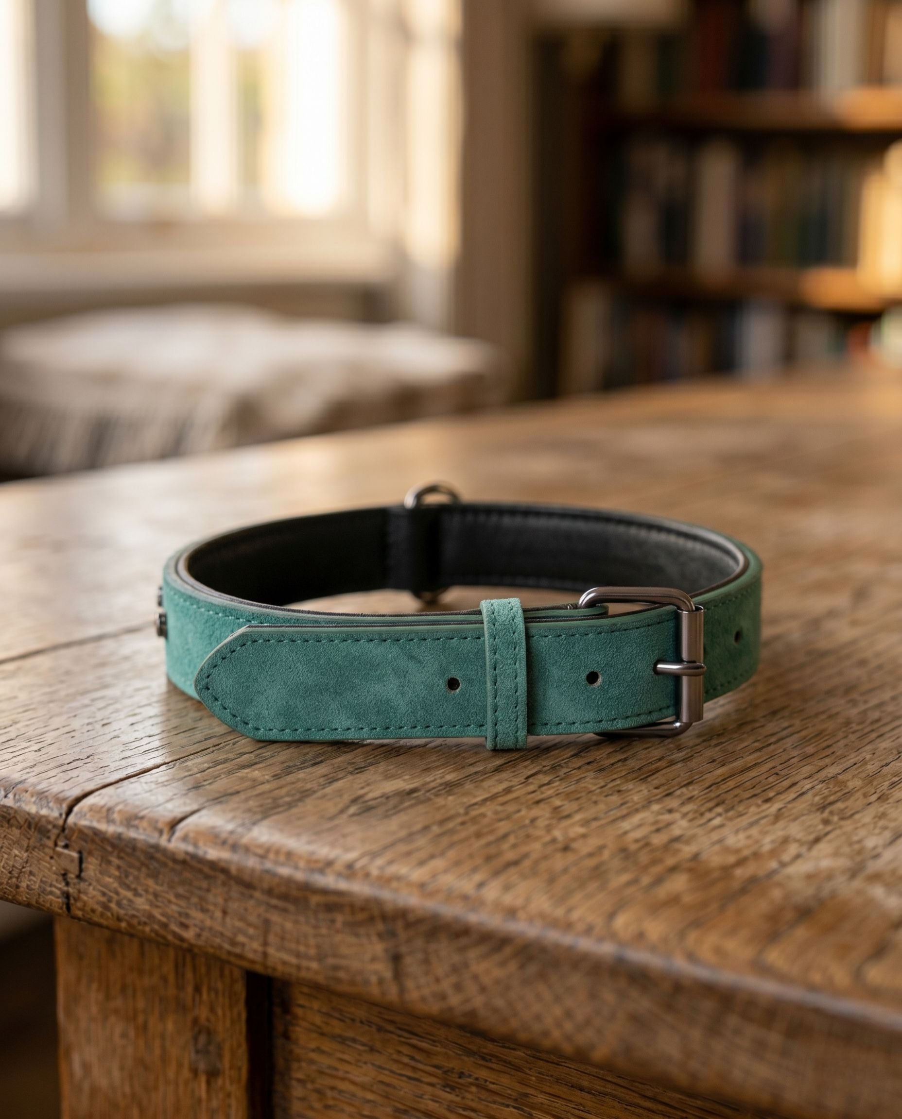 Engraved Microfibre Dog Collar — Anti-Loss
