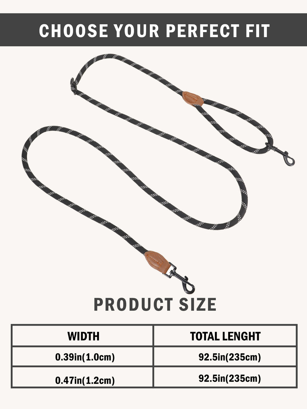 Reflective Dog Lead — Multi-Function, High-Vis