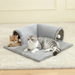 CozyTunnel Pro™ – Cat Tunnel Bed for Indoor Cats