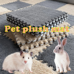 🐹 DryPaws™ – Washable Fleece Toilet Mat for Hamsters and Small Pets