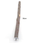 Natural Wood Pet Parrot Raw Wood Fork Tree Branch Stand Rack Squirrel Bird Hamster Branch Perches Chew Bite Toys Stick