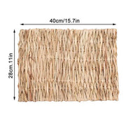 🐰 LinenNest™ – Linen Sleeping House for Rabbits with Side Door and Front Window