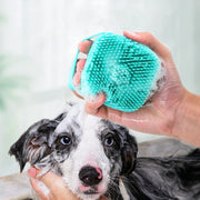 Soft Silicone Pet Bathing Brush for Dogs & Cats